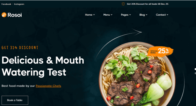 Restaurant Website